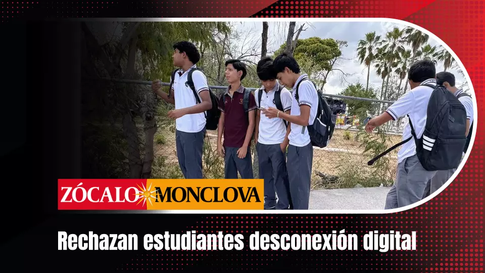 Estudiantes del CBTis 36 de primer semestre se pronunciaron en contra de la nueva disposición de desconexión digital que prohibiría el uso de aparatos tecnológicos en las escuelas.