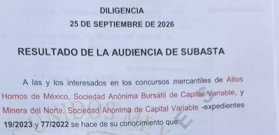 Adicionalmente, se concedió un plazo de diez días hábiles para que dicho postor, y eventualmente otros postores calificados por la sindicatura, acr