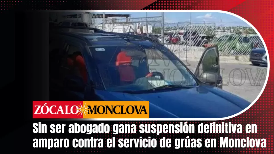 Por iniciativa propia, un ciudadano promovió un amparo contra el cobro del servicio de grúas
