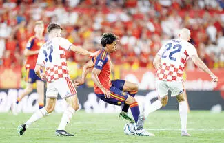 Con dos goles y una asistencia, Lamine Yamal fue la gran figura de la Selección de España en el triunfo 4-1 sobre Croacia, duelo correspondiente a la Nations League. 
