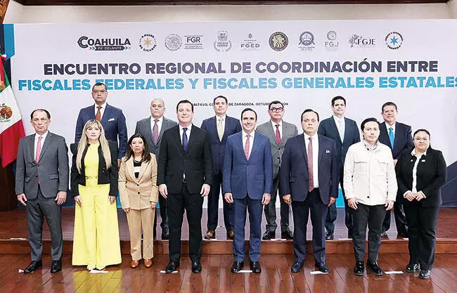 Encabeza Manolo Jiménez el encuentro regional de Fiscalías