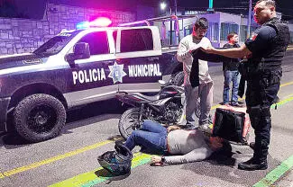 Sufrió molestias en la zona cervical y diversos golpes