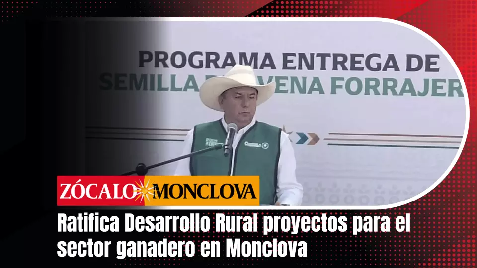 Jesús María Montemayor Garza confirmó una inversión cercana a los 200 millones de pesos y dijo que la Región Centro será el punto de origen de la carne coahuilense para Estados Unidos
