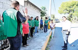 El alcalde Javier Flores hizo un recorrido para verificar los trabajos que se llevan a cabo en diferente sectores