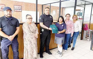 La Dirección de Seguridad Pública de Lamadrid brindó respaldo a una estudiante del EMSaD de este municipio.