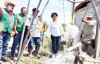 Con una inversión superior a los 400 mil pesos, el Ayuntamiento de Nadadores concluyó la obra de ampliación de la red de agua potable.