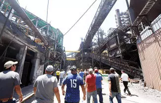 La paciencia de la plantilla obrera se agotó ante el término fijado por la jueza Ruth Huerta, para concretar el depósito de 56 millones de dólares
