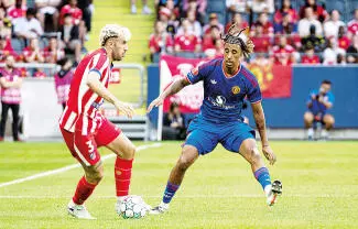 El Atlético de Madrid profundizó el mal momento que vive el Manchester United en su inicio