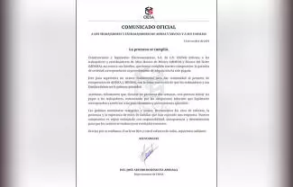 Lo anunciaron en un comunicado difundido en las redes sociales