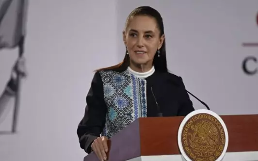 La mandataria hizo énfasis en el humanismo mexicano, modelo que, dijo, no fue copiado en otro punto del planeta