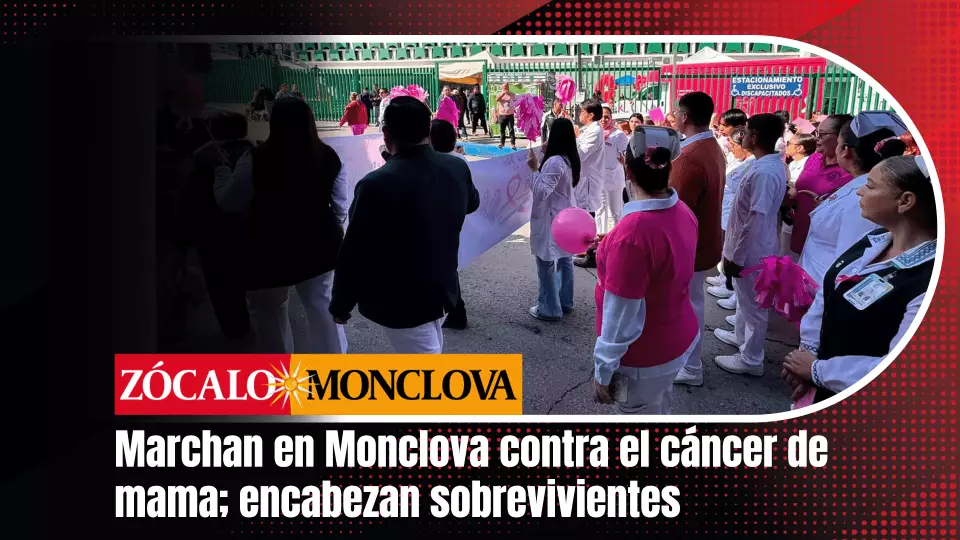 Este lunes 19 de octubre, Día Mundial de la Lucha contra el Cáncer de Mama, marcharon para visibilizar la lucha contra el cáncer.