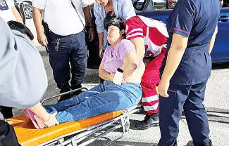 Una joven identificada como Jatziry Reyes Vázquez, de 23 años, necesitó atención médica urgente tras una presunta ingesta excesiva de medicamento