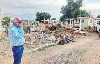 Provocó daños en alrededor de 11 tumbas del Panteón Guadalupe